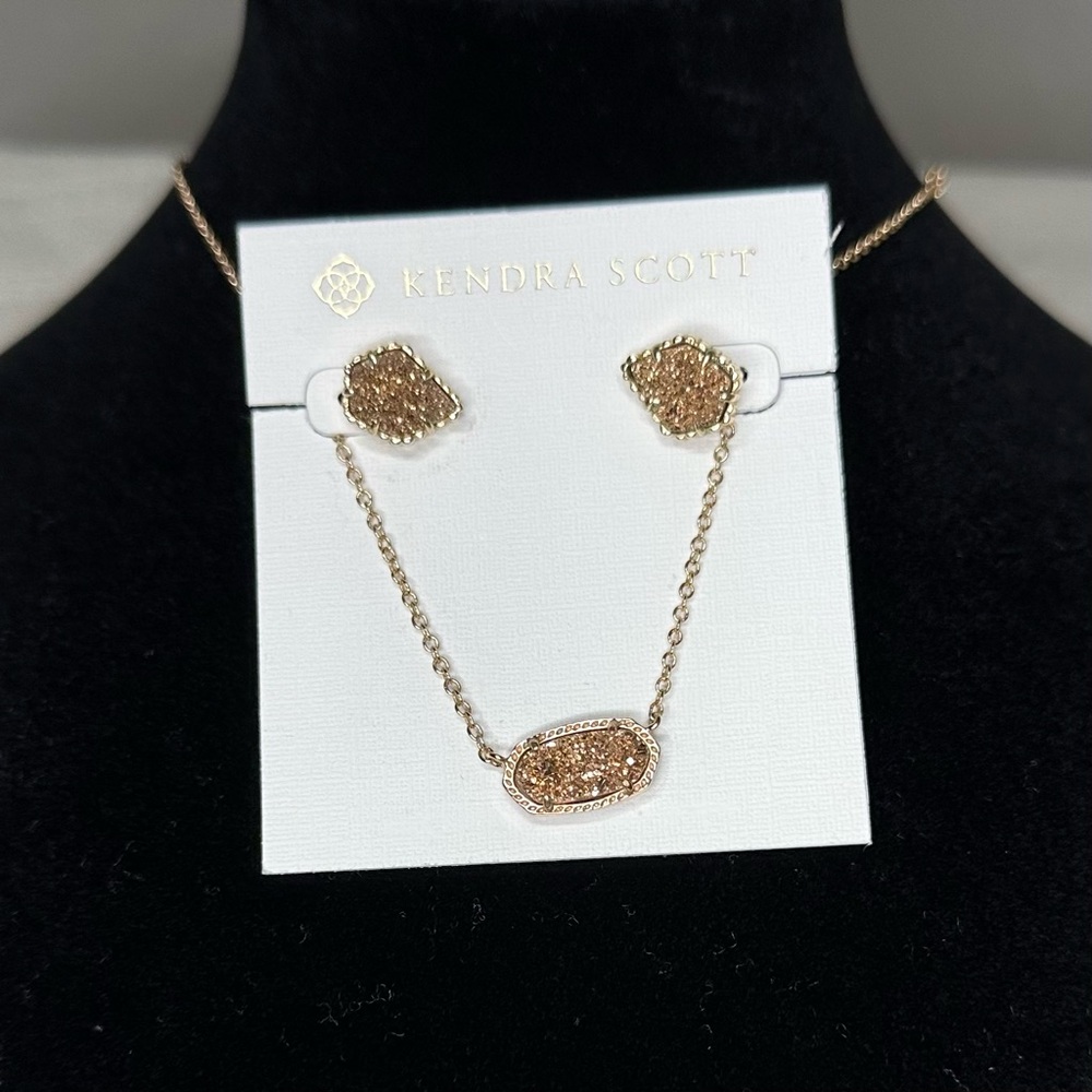 Kendra Scott Rose Gold Jewelry Set